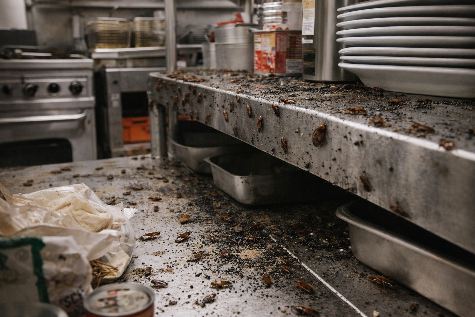 Traitement cafards restaurant professionnel