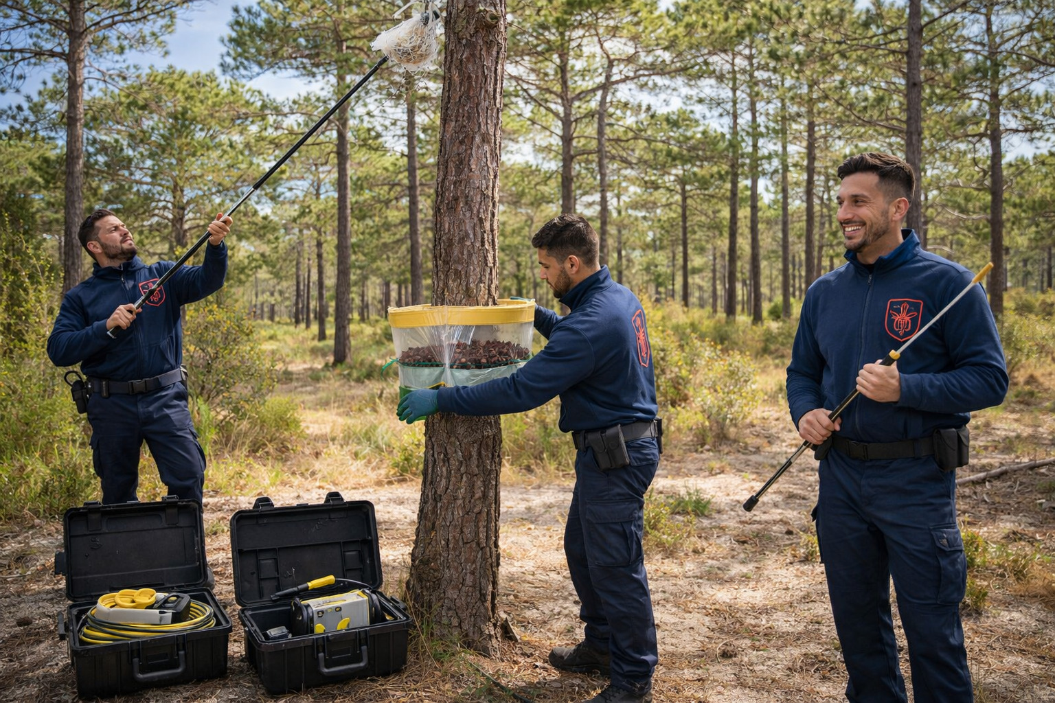 Intervention complète sur zone infectée