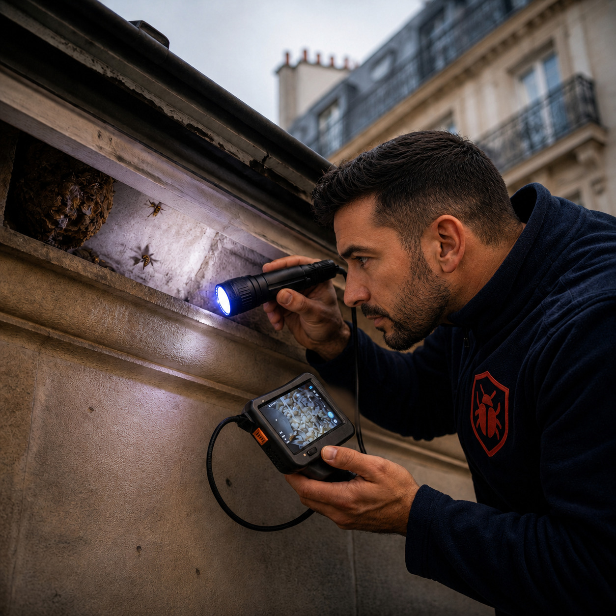 Détection nid de frelons - Expert certifié Paris